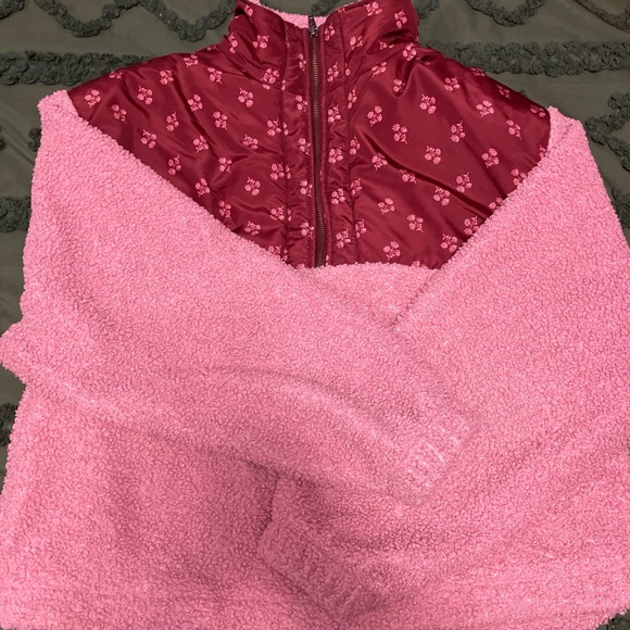 Universal Thread Sweaters - Universal Thread Pink and Burgundy Women's Sweater